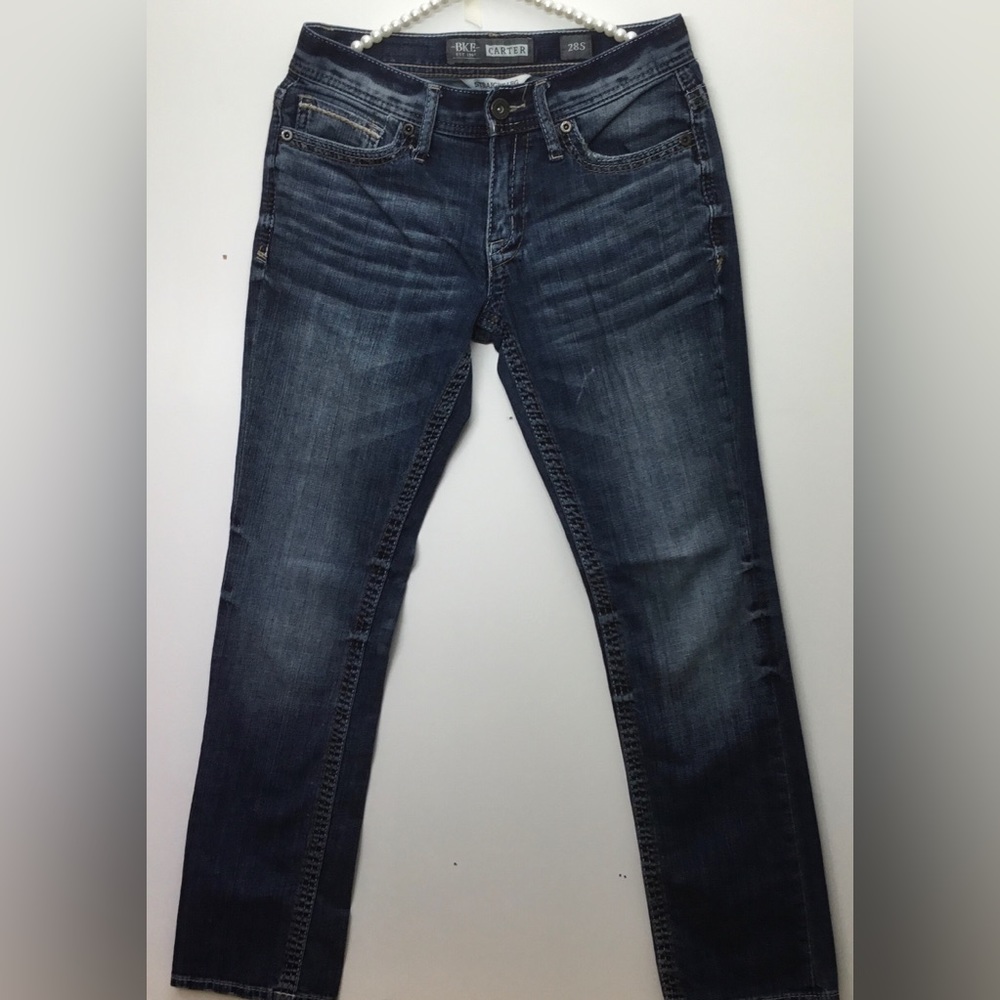BKE Carter Women’s Jeans 28S Blue Straight Leg Pre-owned
